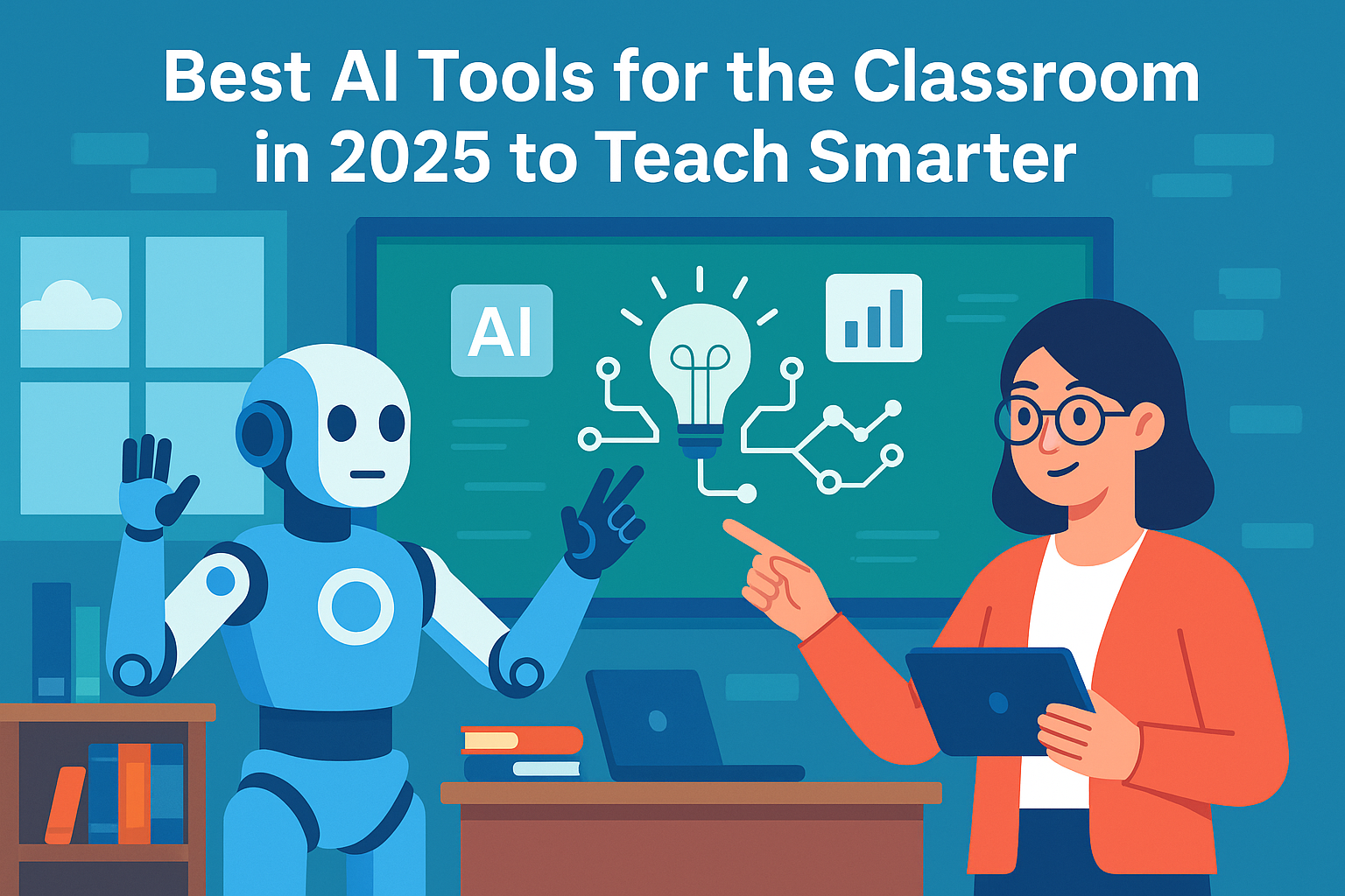Cover Image of Best AI Tools for the Classroom in 2025 to Teach Smarter